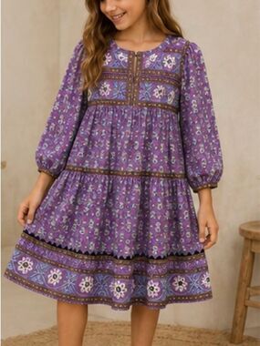 SEA New York Perry Kids Dress in Lilac Girl’s Sz. 12Y